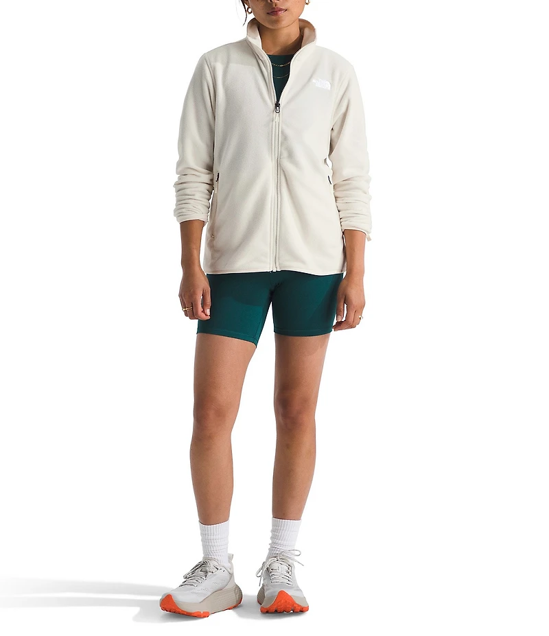The North Face Glacier Fleece Stand Collar Zip Front Jacket