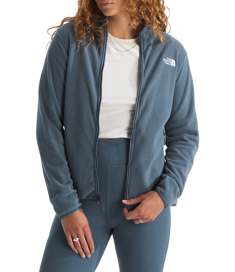 The North Face Glacier Fleece Stand Collar Zip Front Jacket