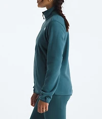 The North Face Glacier Fleece Stand Collar Zip Front Jacket