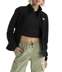 The North Face Glacier Fleece Stand Collar Zip Front Jacket