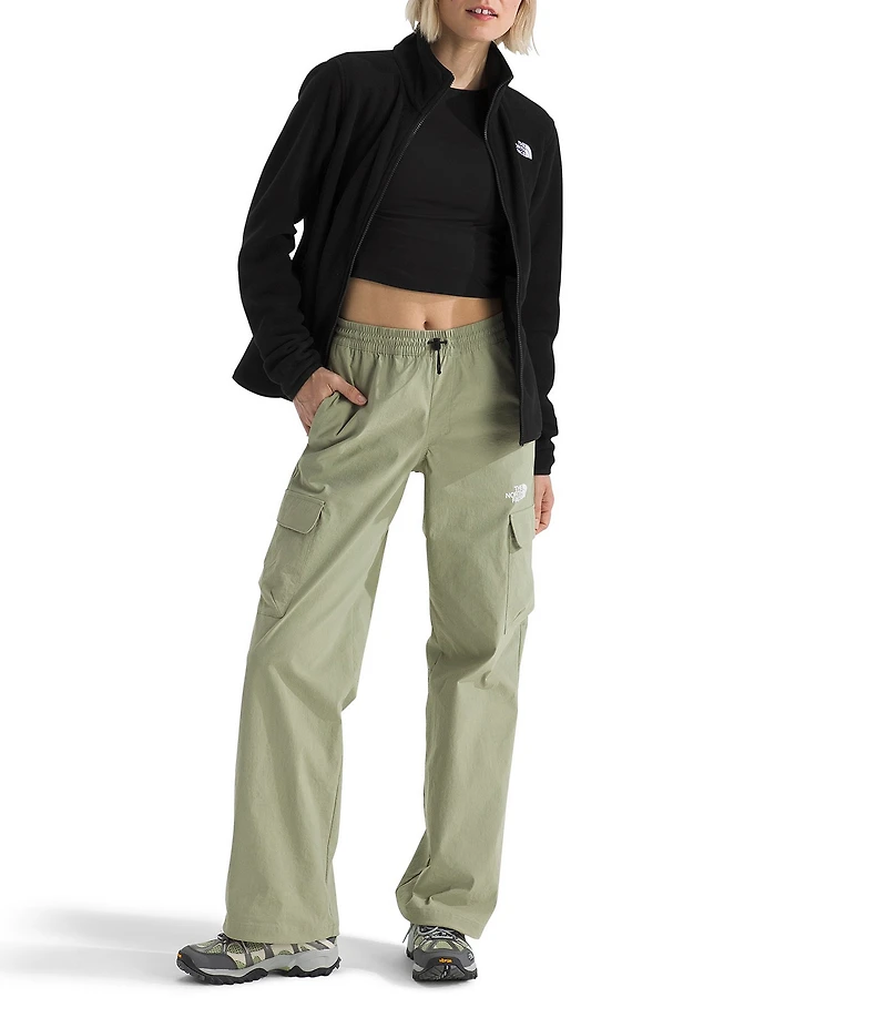 The North Face Glacier Fleece Stand Collar Zip Front Jacket