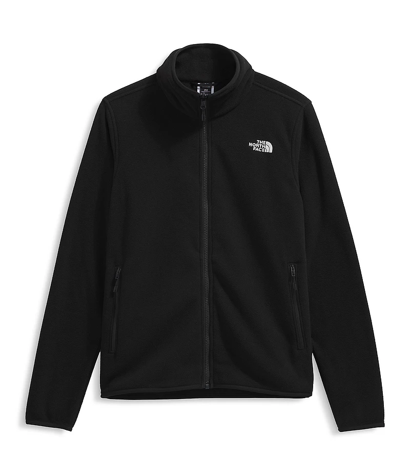 The North Face Glacier Fleece Stand Collar Zip Front Jacket