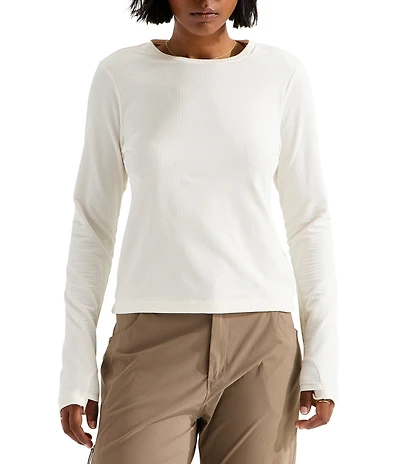 The North Face Golden Ridge Ribbed Long Sleeve Slim Fit Tee