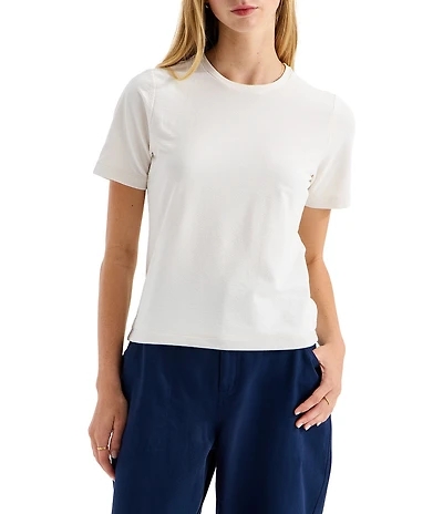 The North Face Golden Ridge Ribbed Short Sleeve Crew Neck Tee