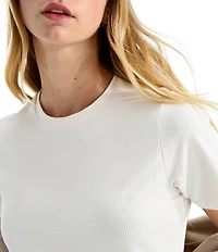 The North Face Golden Ridge Ribbed Short Sleeve Crew Neck Tee