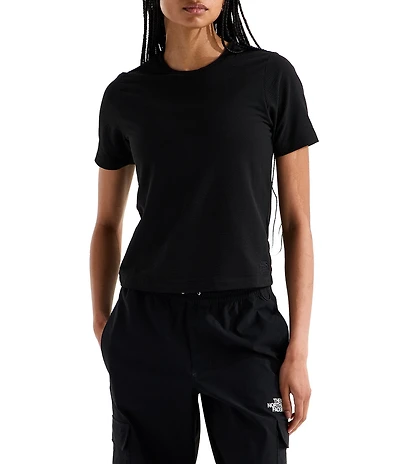 The North Face Golden Ridge Ribbed Short Sleeve Crew Neck Tee