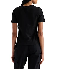 The North Face Golden Ridge Ribbed Short Sleeve Crew Neck Tee