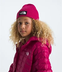 The North Face Kids Logo Box Cuffed Beanie