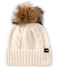 The North Face Kids Oh Mega Fur Pom Beanie