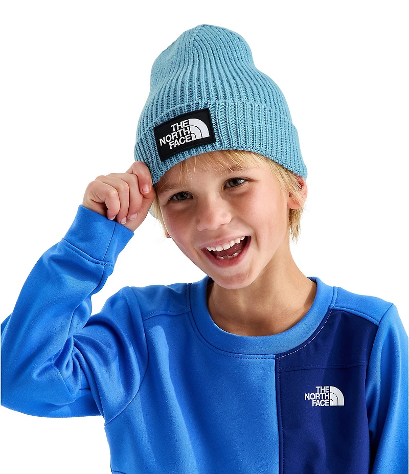 The North Face Kids TNF Logo Box Cuffed Beanie