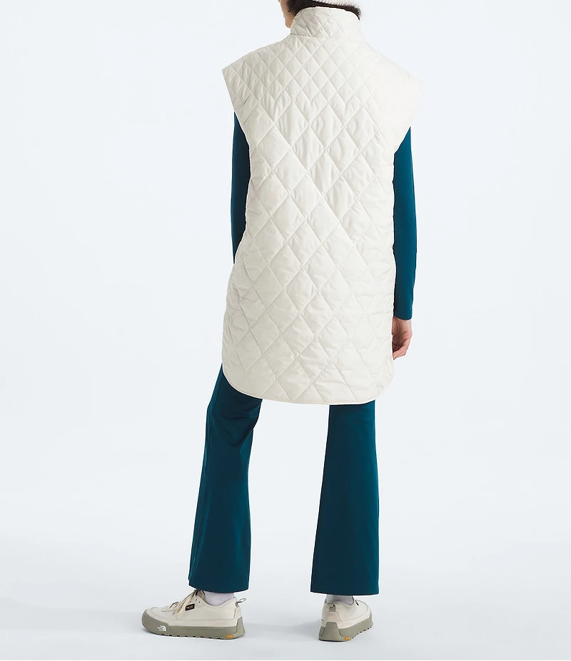 The North Face Large Diamond Peak Oversized Insulated Zip Front Vest