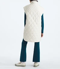 The North Face Large Diamond Peak Oversized Insulated Zip Front Vest