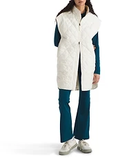 The North Face Large Diamond Peak Oversized Insulated Zip Front Vest