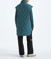 The North Face Large Diamond Peak Oversized Insulated Zip Front Vest