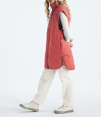 The North Face Large Diamond Peak Oversized Insulated Zip Front Vest
