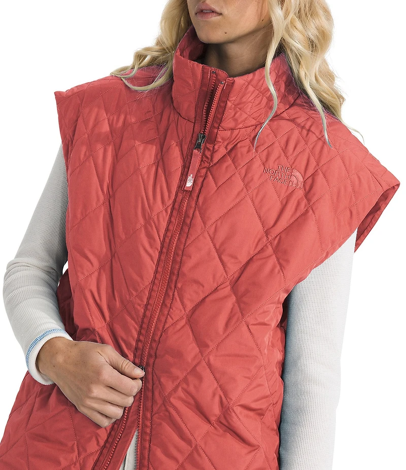 The North Face Large Diamond Peak Oversized Insulated Zip Front Vest