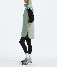 The North Face Large Diamond Peak Oversized Insulated Zip Front Vest