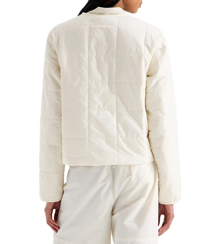 The North Face Lhotse LT Insulated Quilted Crew Neck Zip Front Jacket