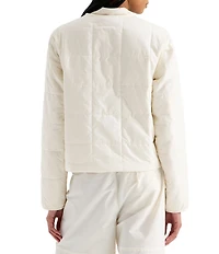 The North Face Lhotse LT Insulated Quilted Crew Neck Zip Front Jacket