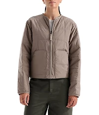 The North Face Lhotse LT Insulated Quilted Crew Neck Zip Front Jacket