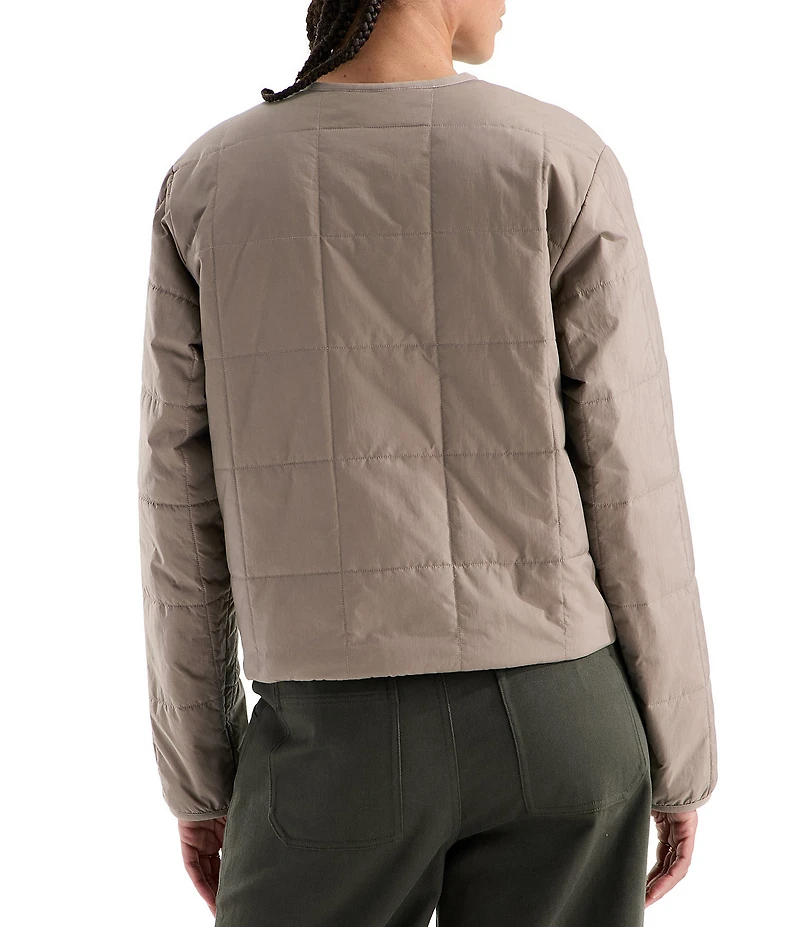 The North Face Lhotse LT Insulated Quilted Crew Neck Zip Front Jacket