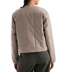 The North Face Lhotse LT Insulated Quilted Crew Neck Zip Front Jacket