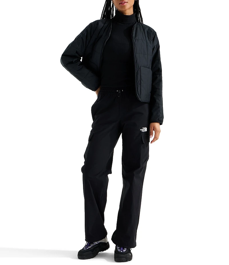 The North Face Lhotse LT Insulated Quilted Crew Neck Zip Front Jacket