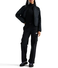 The North Face Lhotse LT Insulated Quilted Crew Neck Zip Front Jacket