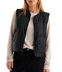 The North Face Lhotse LT Insulated Quilted Pattern Crew Neck Zip Front Vest