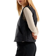 The North Face Lhotse LT Insulated Quilted Pattern Crew Neck Zip Front Vest
