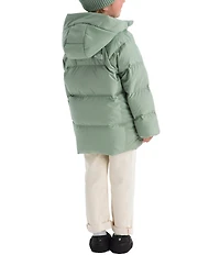 The North Face Little Kids North Down Fleece-Lined Ski Puffed Parka