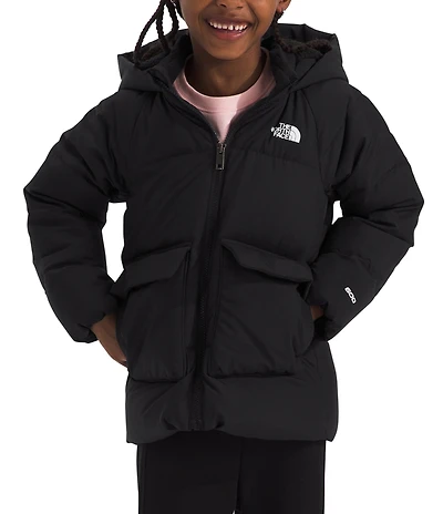 The North Face Little Kids North Down Fleece-Lined Ski Puffed Parka