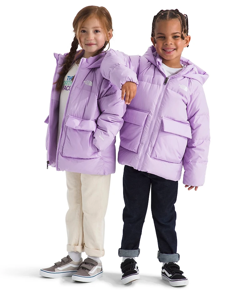 The North Face Little Kids North Down Fleece-Lined Ski Puffed Parka
