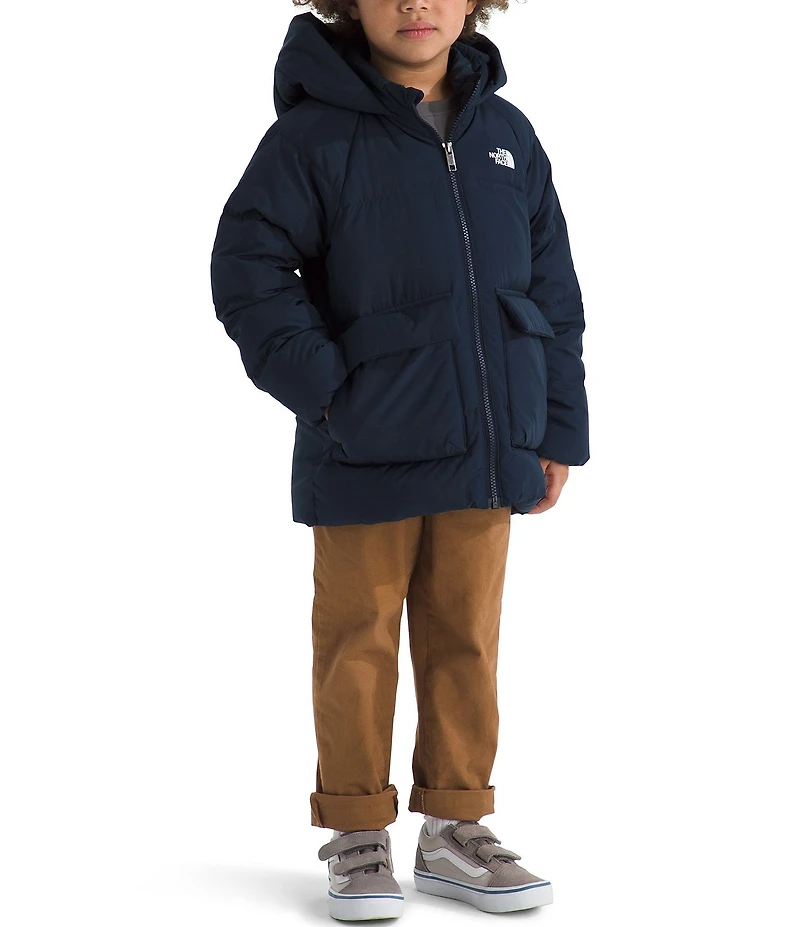 The North Face Little Kids North Down Fleece-Lined Ski Puffed Parka