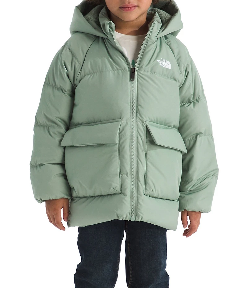 The North Face Little Kids North Down Fleece-Lined Ski Puffed Parka