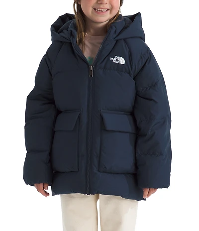 The North Face Little Kids North Down Fleece-Lined Ski Puffed Parka