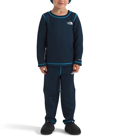 The North Face Little Kids Long Sleeve Pullover & Thermal Pants Set