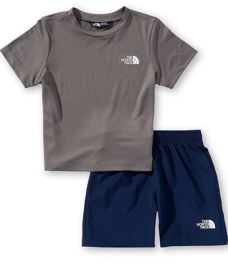 The North Face Little Kids Short Sleeve 24 /7 Tee & Short 2-Piece Set