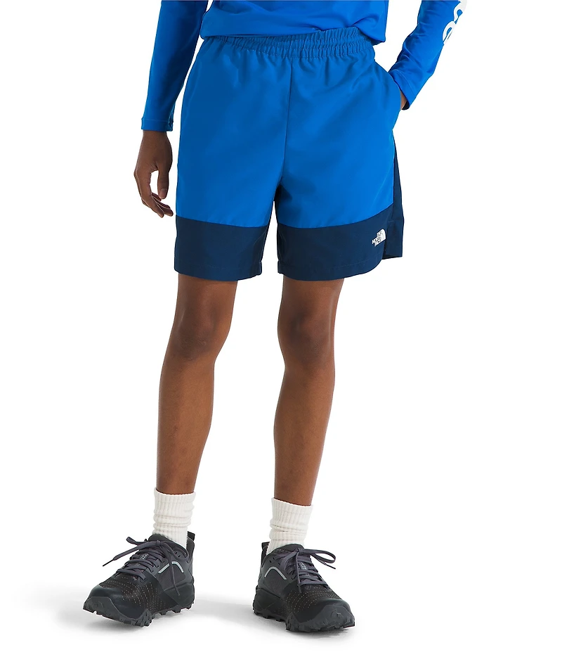 The North Face Little/Big Boys Class V Pathfinder Water-Changing-Print Pull-On Shorts