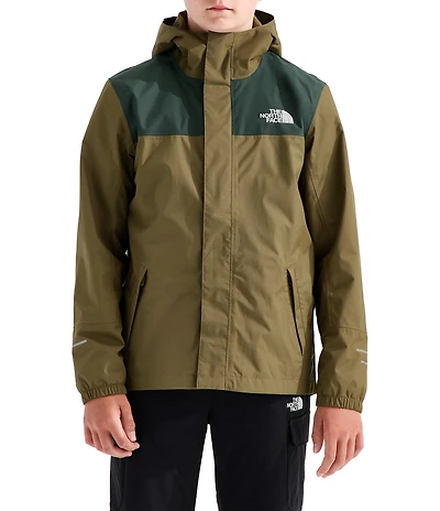 The North Face Big Kids Long-Sleeve Hooded Solid Anatora Rain Jacket