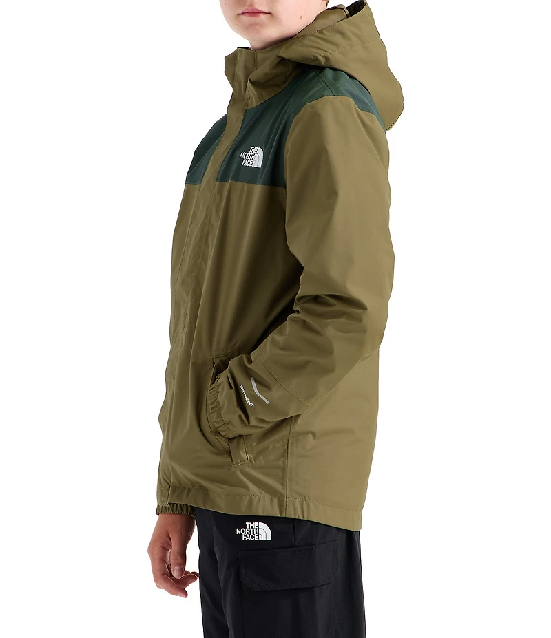 The North Face Big Kids Long-Sleeve Hooded Solid Anatora Rain Jacket