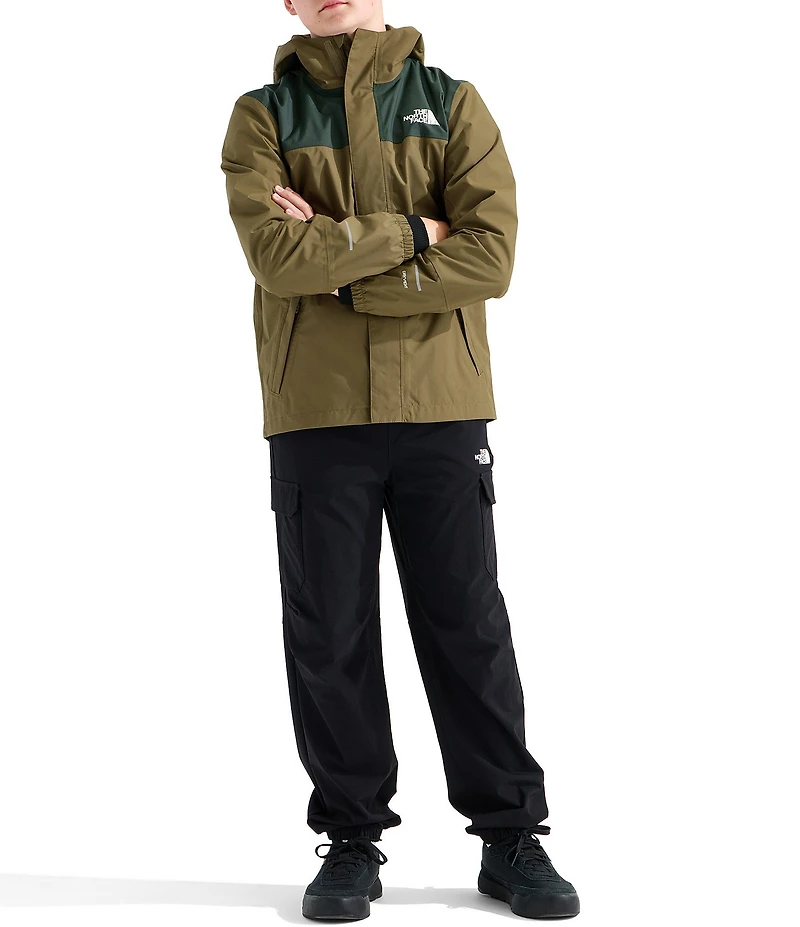 The North Face Big Kids Long-Sleeve Hooded Solid Anatora Rain Jacket