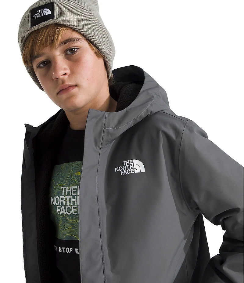 The North Face Little/Big Boys Long-Sleeve Hooded Solid Anatora Rain Jacket