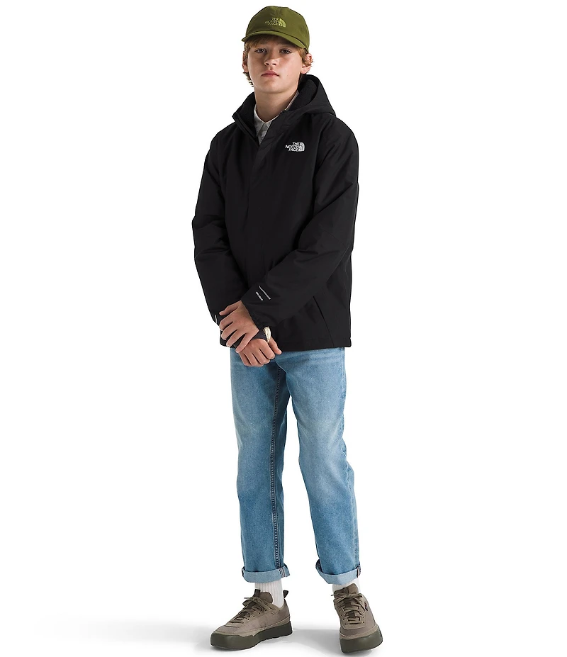 The North Face Little/Big Boys Long-Sleeve Hooded Solid Anatora Rain Jacket