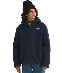 The North Face Boys Long Sleeve Reversible Shasta Full-Zip Hooded Ski Jacket