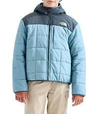 The North Face Big Kids Long Sleeve Reversible Shasta Full-Zip Hooded Ski Jacket