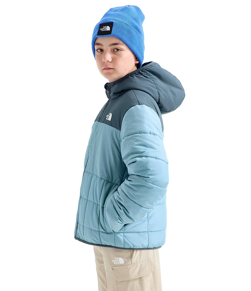 The North Face Big Kids Long Sleeve Reversible Shasta Full-Zip Hooded Ski Jacket