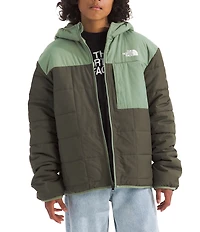The North Face Boys Long Sleeve Reversible Shasta Full-Zip Hooded Ski Jacket