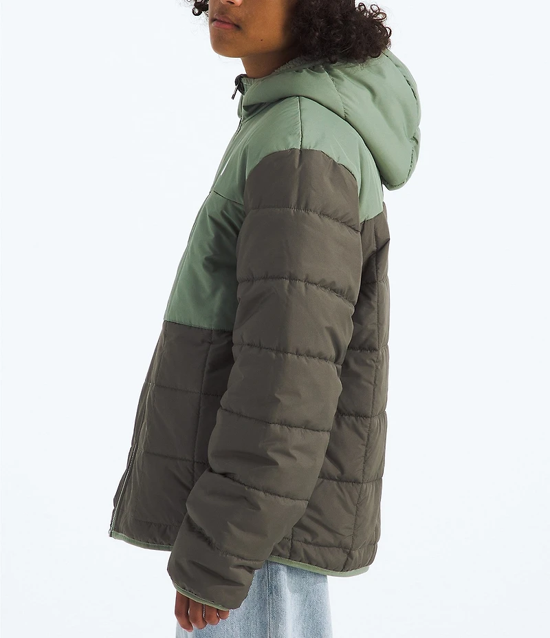 The North Face Boys Long Sleeve Reversible Shasta Full-Zip Hooded Ski Jacket