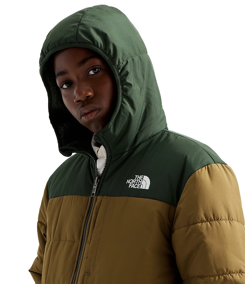 The North Face Big Kids Long Sleeve Reversible Shasta Full-Zip Hooded Ski Jacket